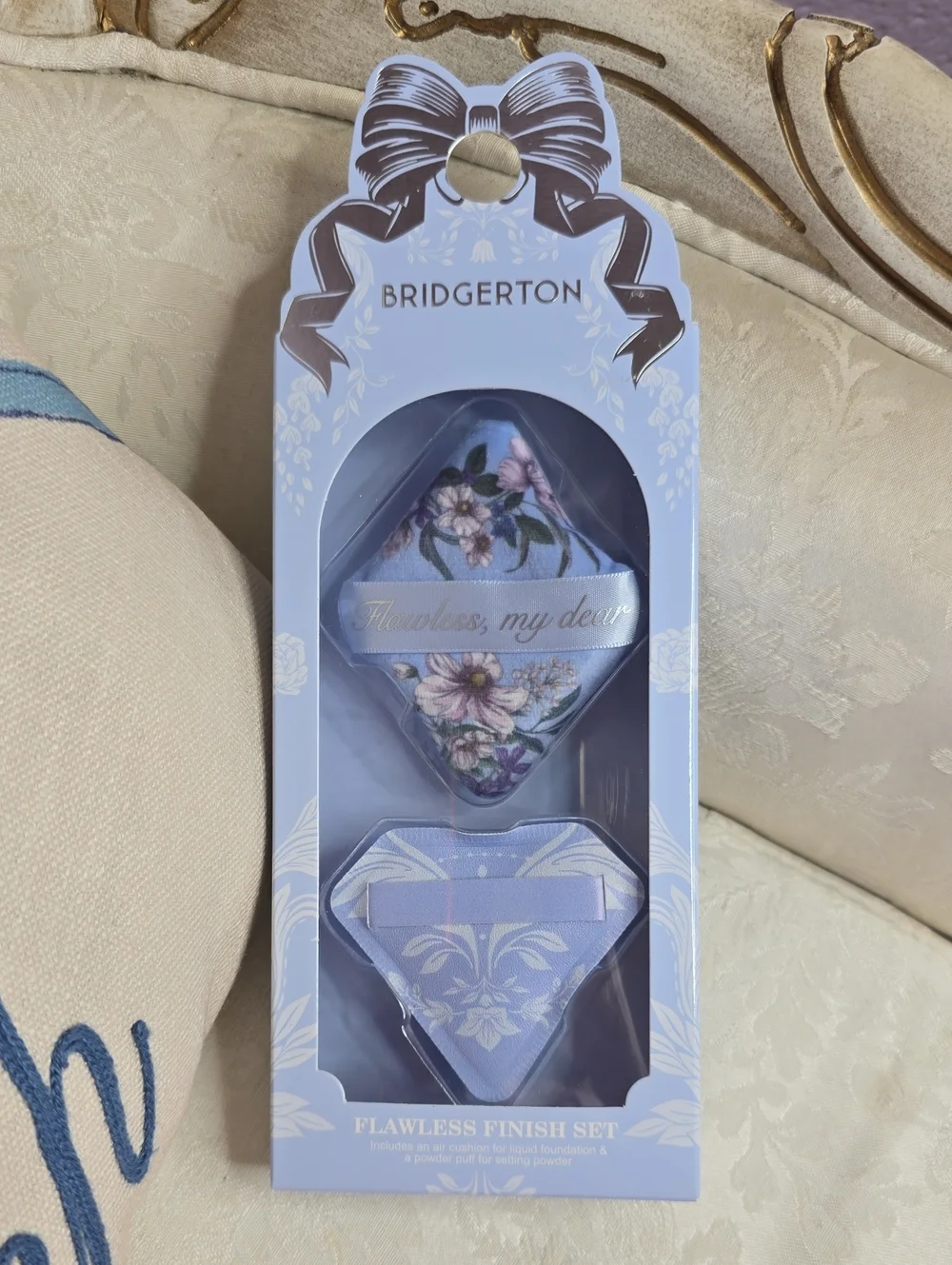 NWT Primark X Bridgerton Flawless Finish Blending Set Blue Floral